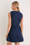 Navy Cotton Alisa Dress