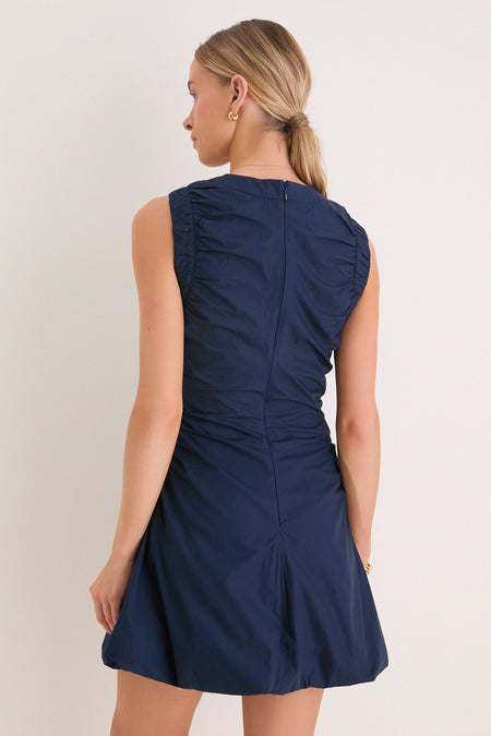Navy Cotton Alisa Dress