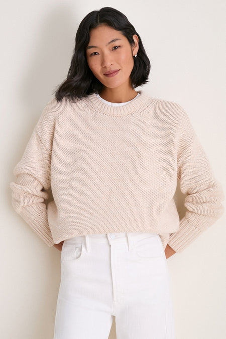 Sandstone Cotton Cliff Crewneck Sweater