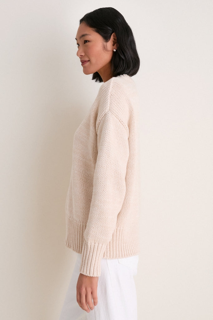 Sandstone Cotton Cliff Crewneck Sweater