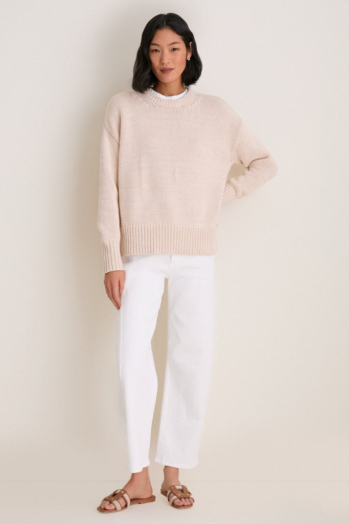 Sandstone Cotton Cliff Crewneck Sweater