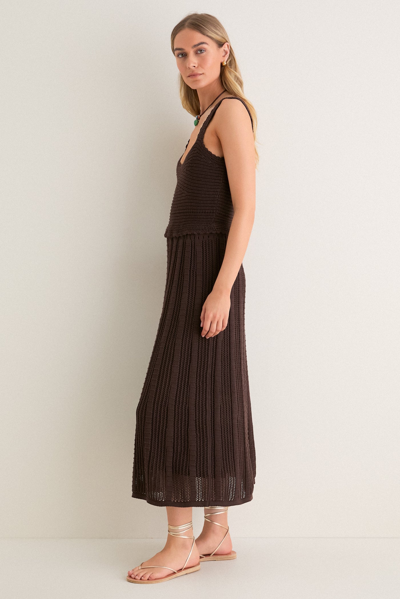 chocolate midi dress Cami Height 56 Chest Womens Next Chocolate Brown Bandeau