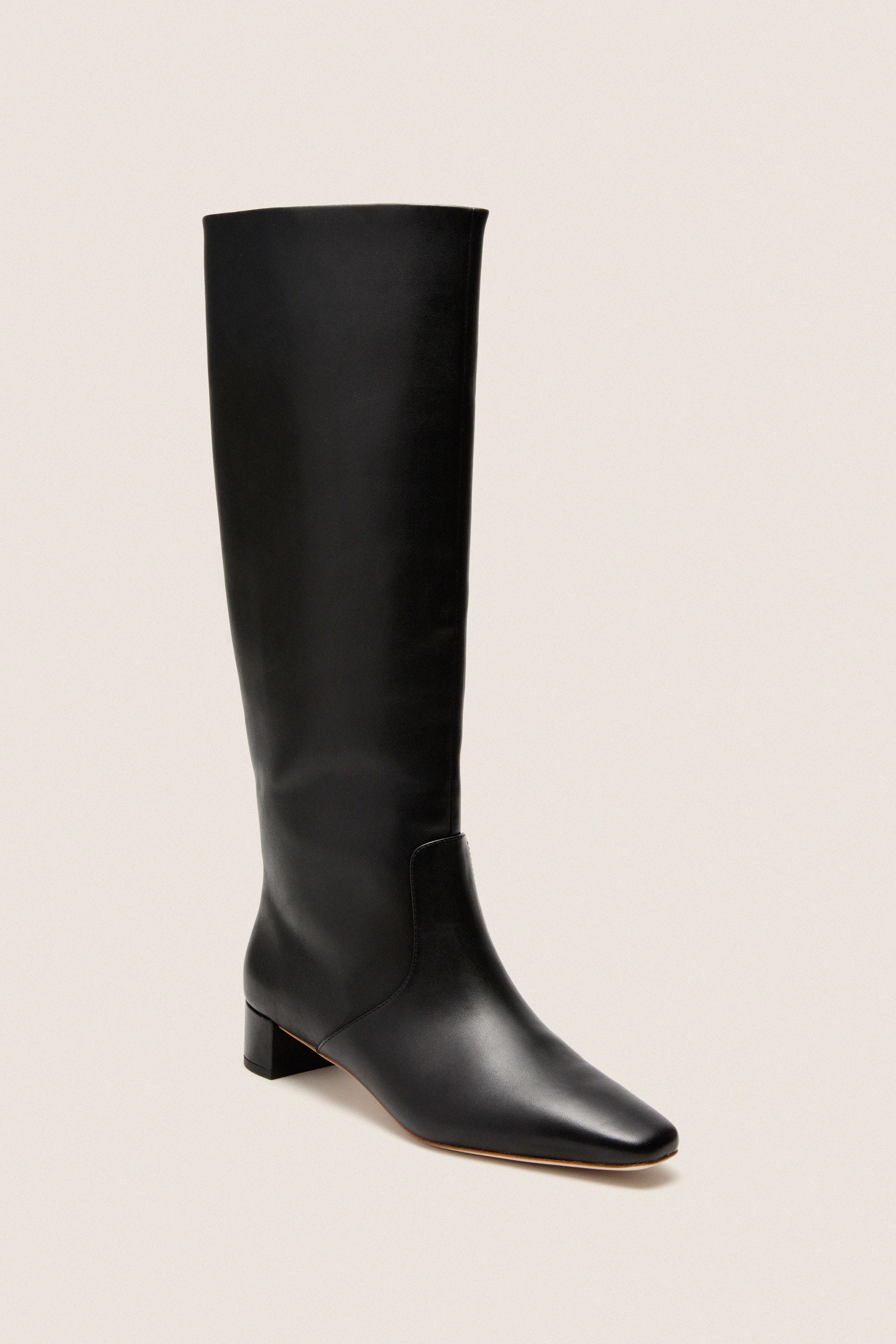 Black Soft Calf Indy Boots | Loeffler Randall