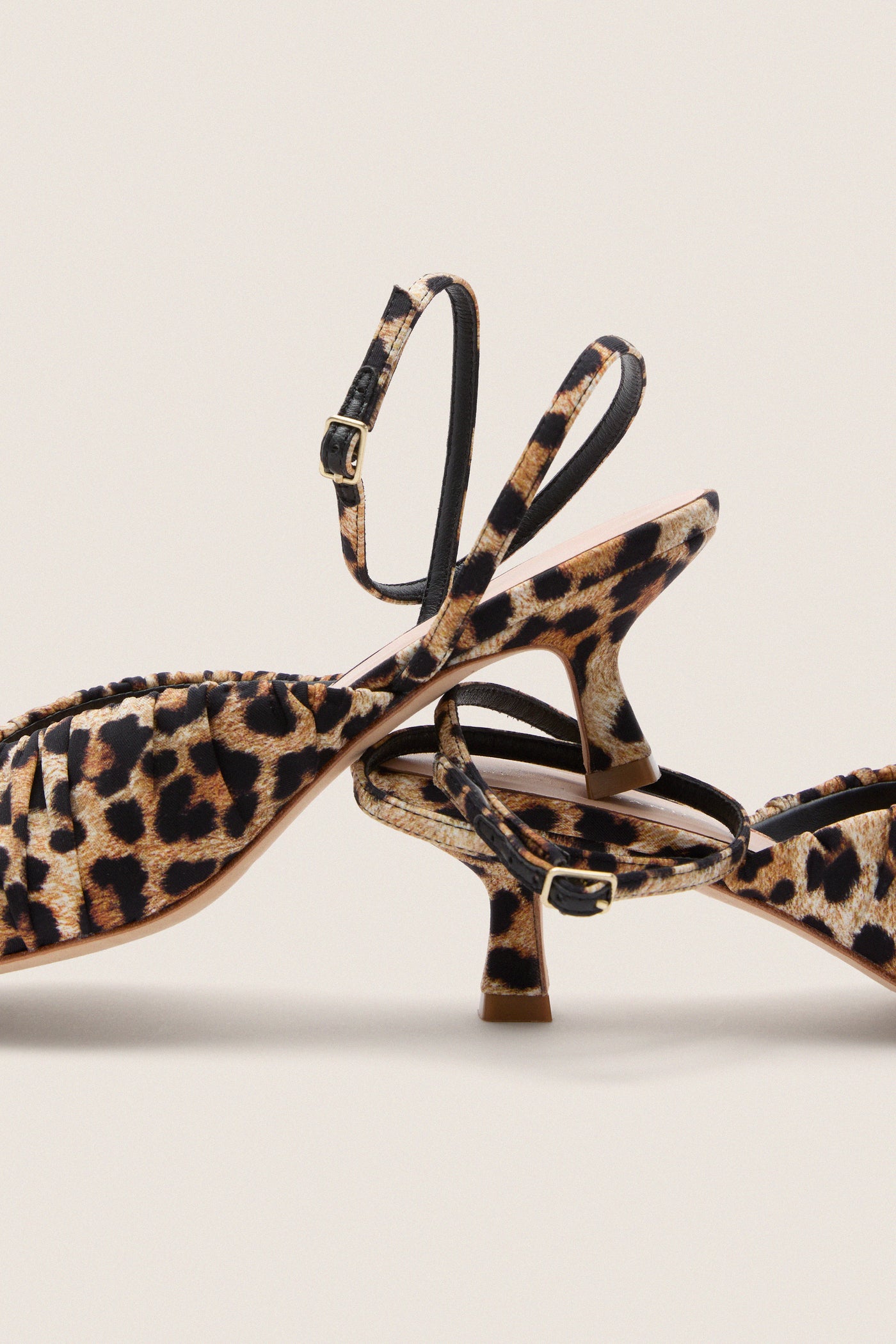 Leopard Jersey Rio Heels