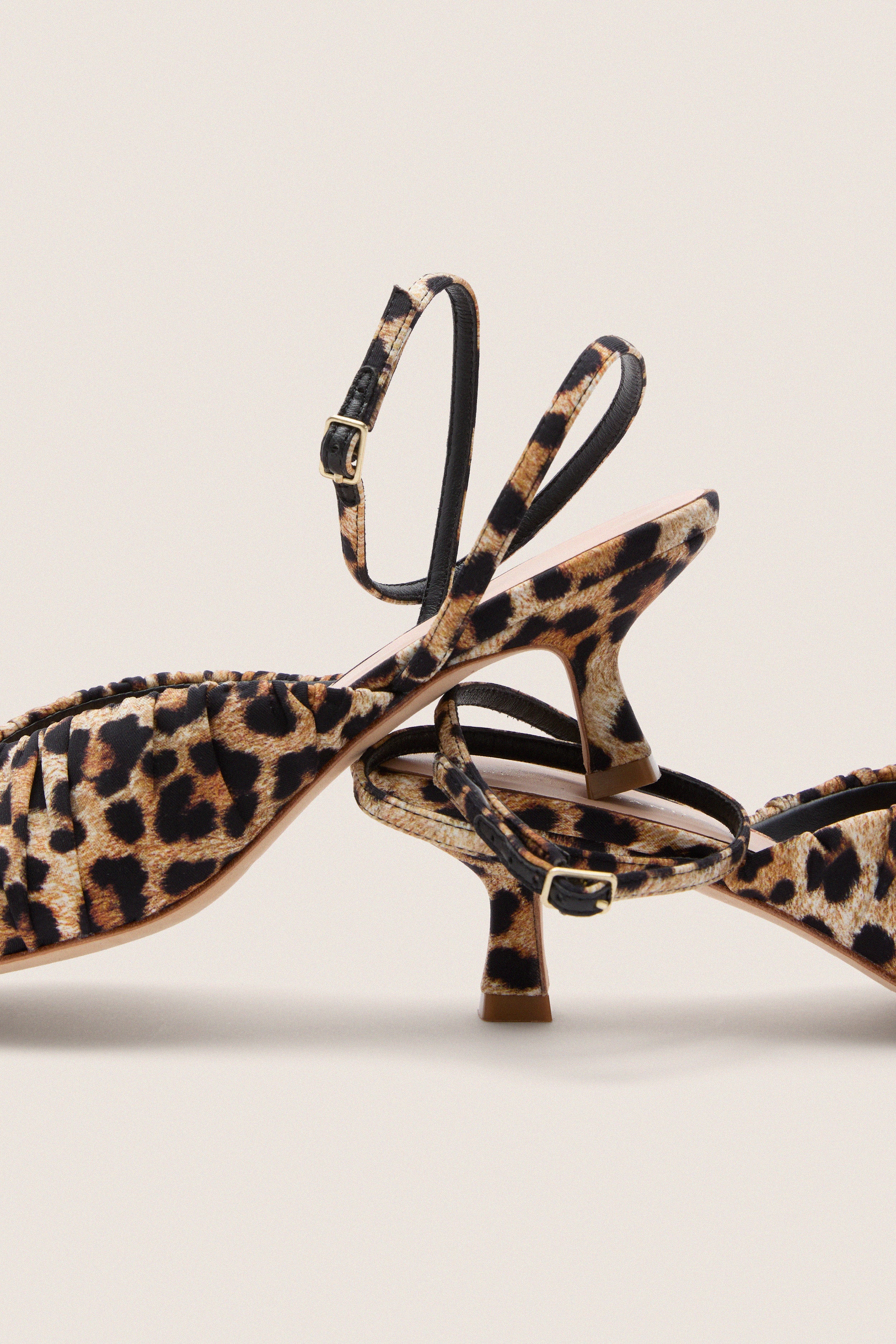 Leopard Jersey Rio Heels