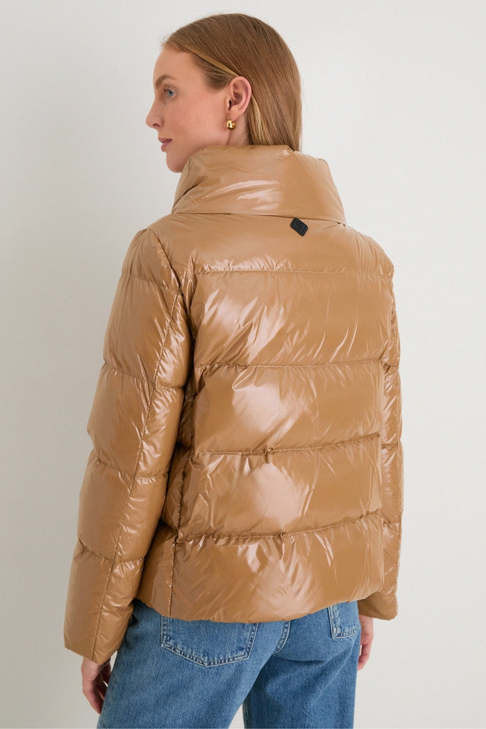Cammello Gloss Zipper Jacket | HERNO