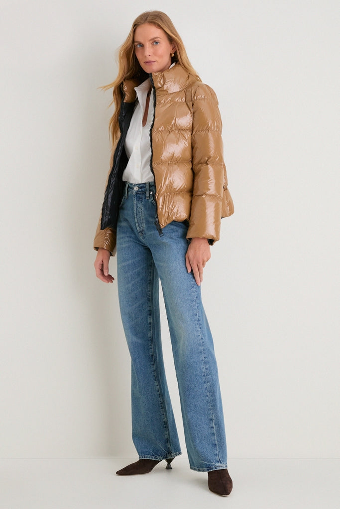 Cammello Gloss Zipper Jacket