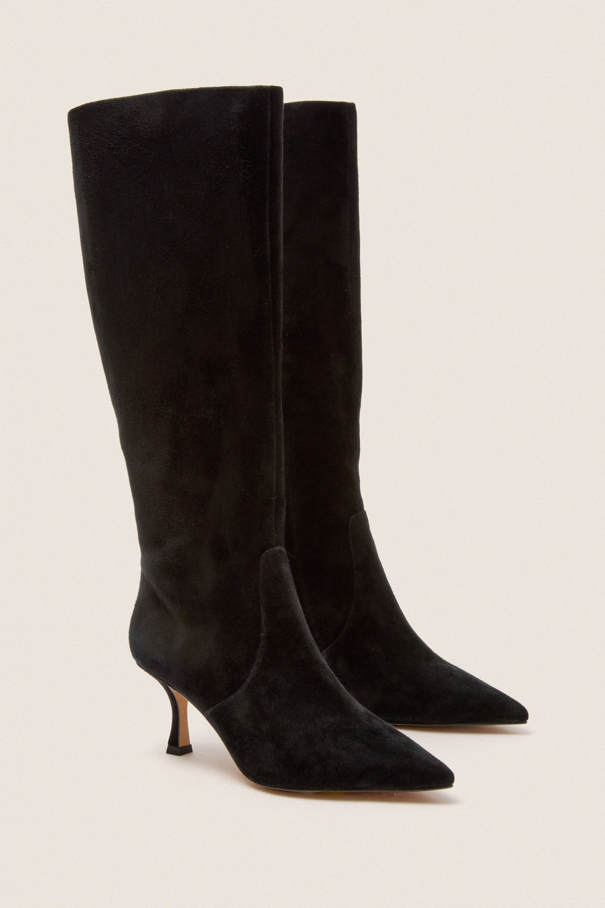 Black Suede Mira Boots
