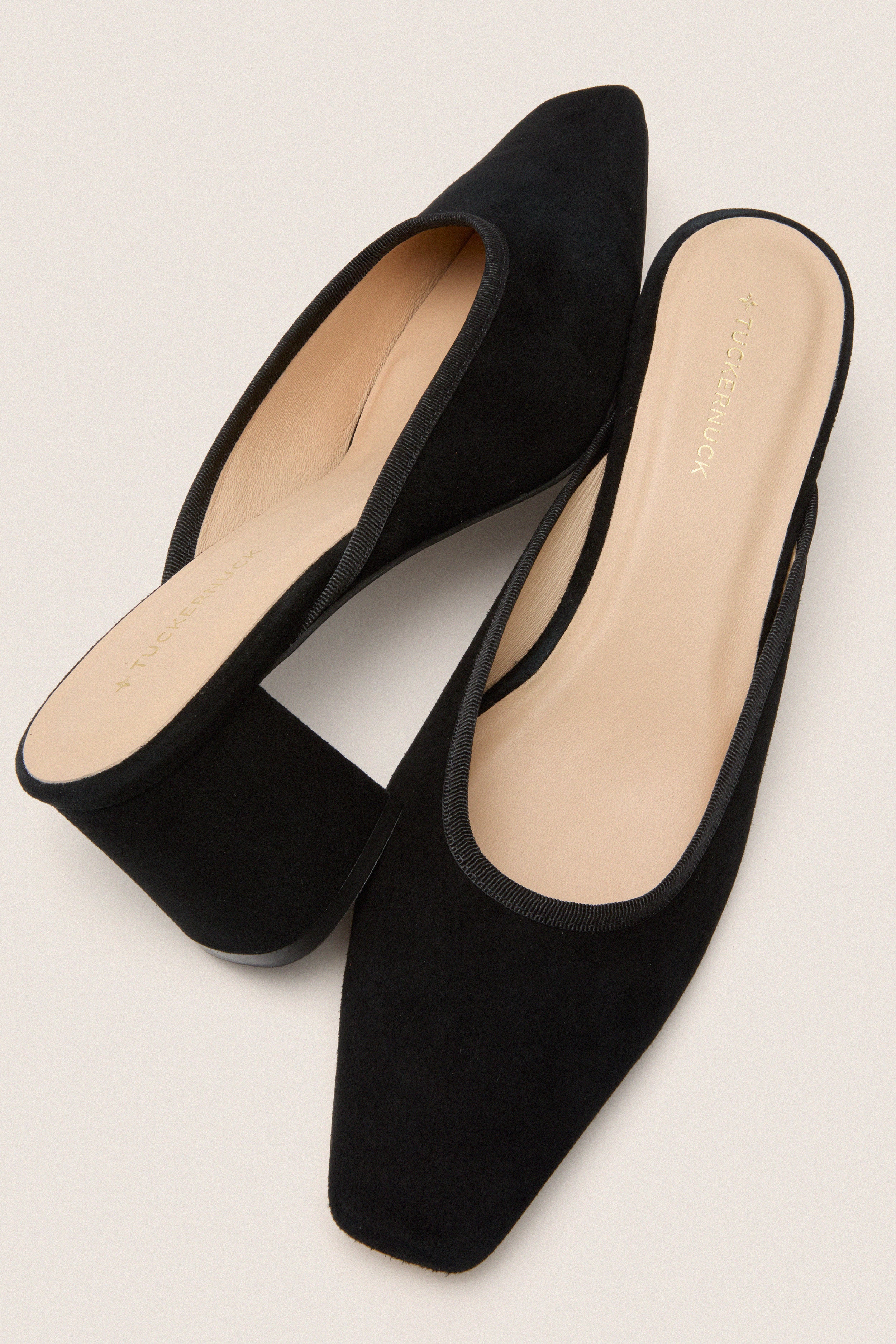 Black Suede Tilda Mules | Tuckernuck Shoes