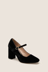 Black Velvet Julia Heels