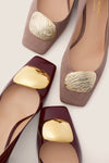 Greige Suede Naxos Heels