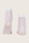 White Sheer Polka Dot Socks