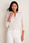 Ivory Cashmere Riley Cardigan
