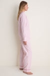 Antique Red Ticking Long Sleeve Pants Set