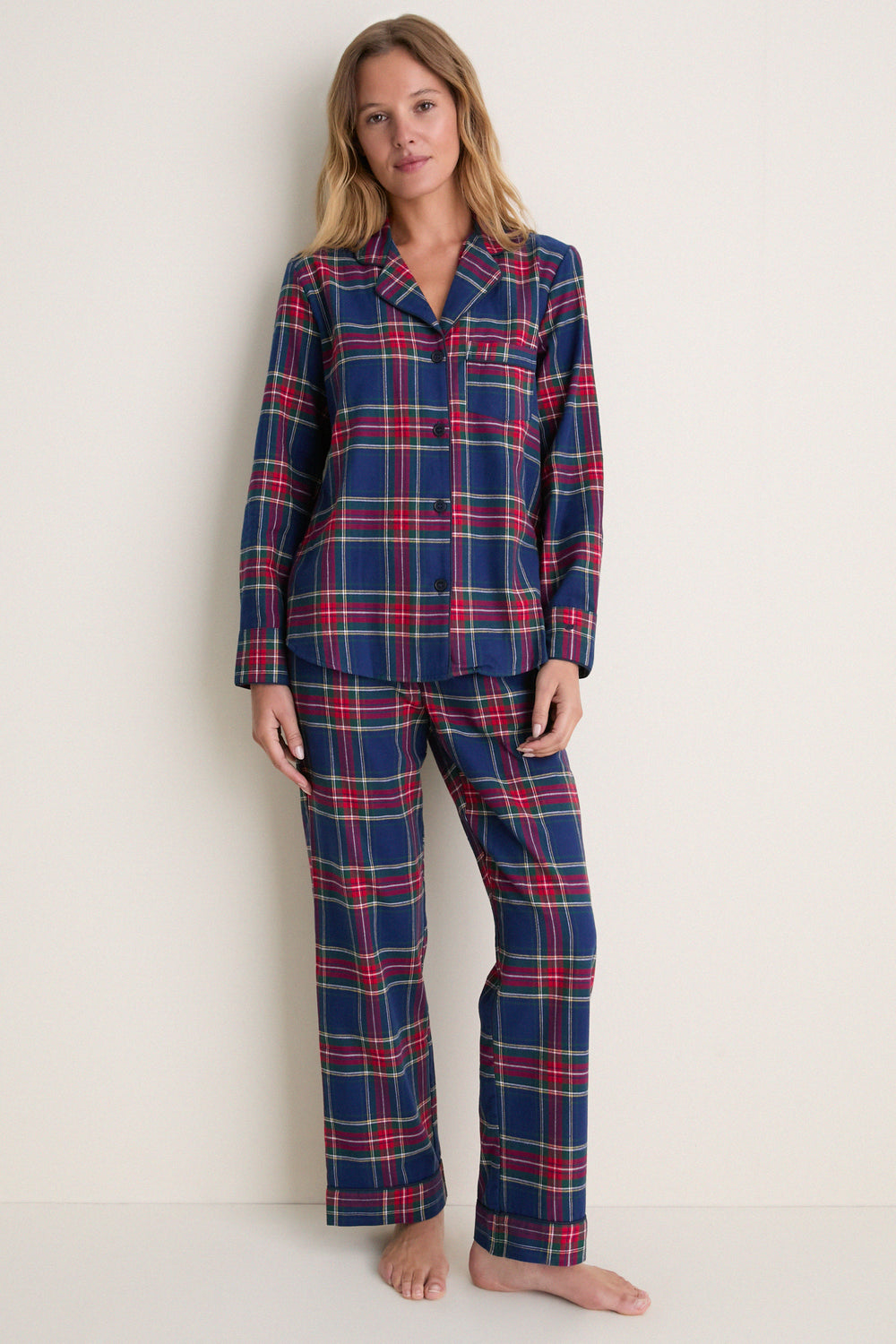 Womens Windsor Tartan Pajama Set