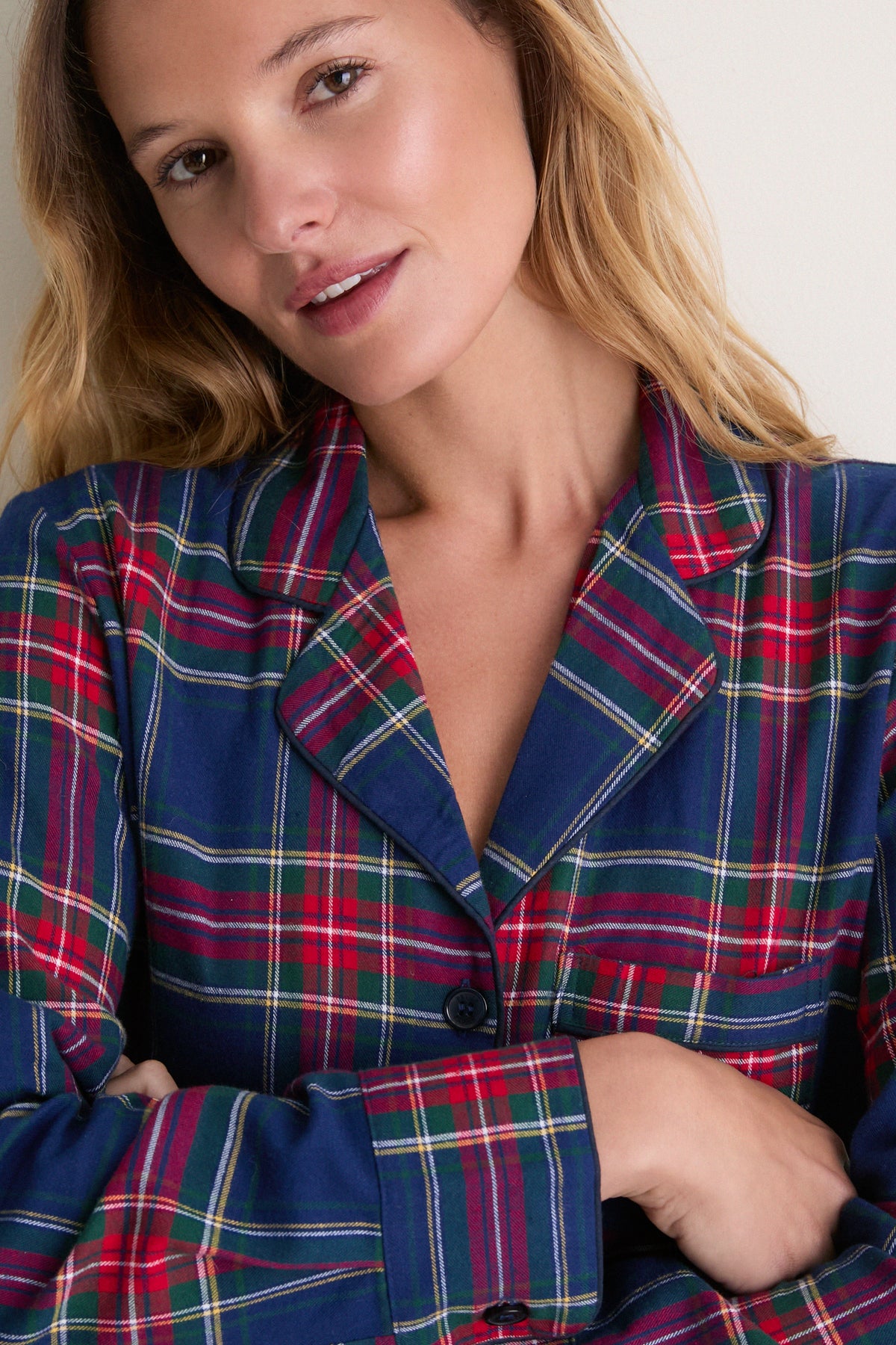 Womens Windsor Tartan Pajama Set