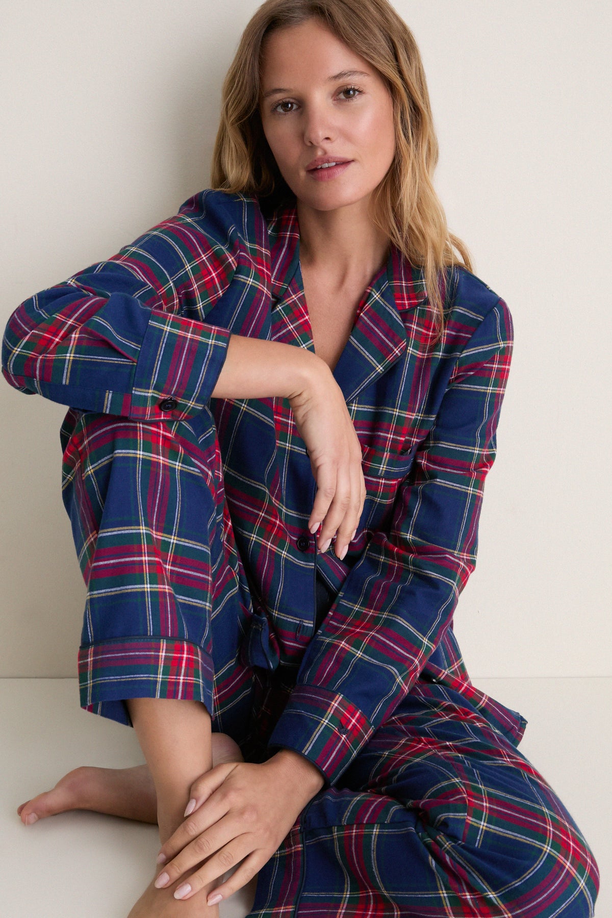 Womens Windsor Tartan Pajama Set