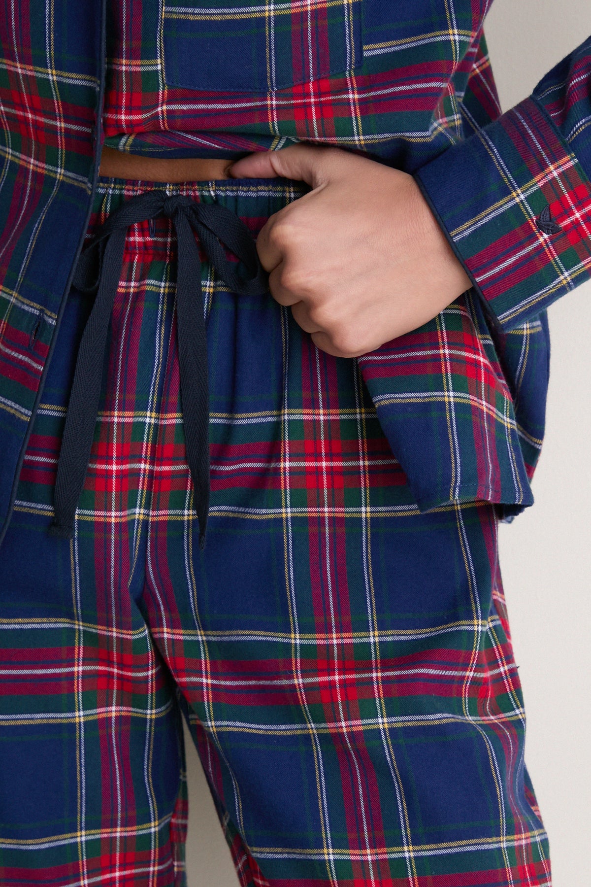 Womens Windsor Tartan Pajama Set
