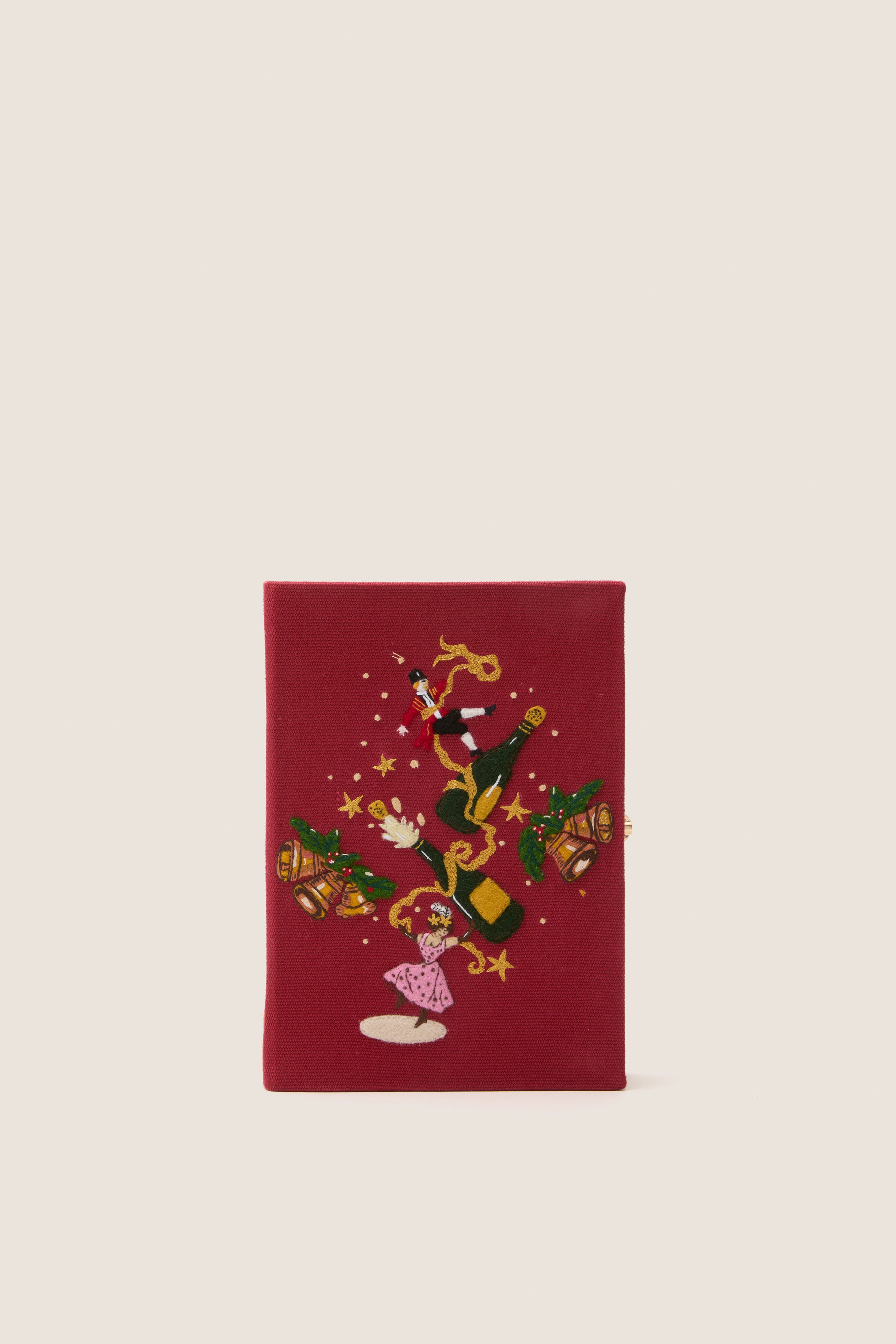 Camelia Holly Jingle and Mingle Book Clutch | Olympia Le-Tan