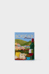Hortensia Bordeaux Book Clutch: Classic evening bag with a Bordeaux motif, hand-embroidered, effortlessly blending fun and high-end style for book lovers and fashionistas.