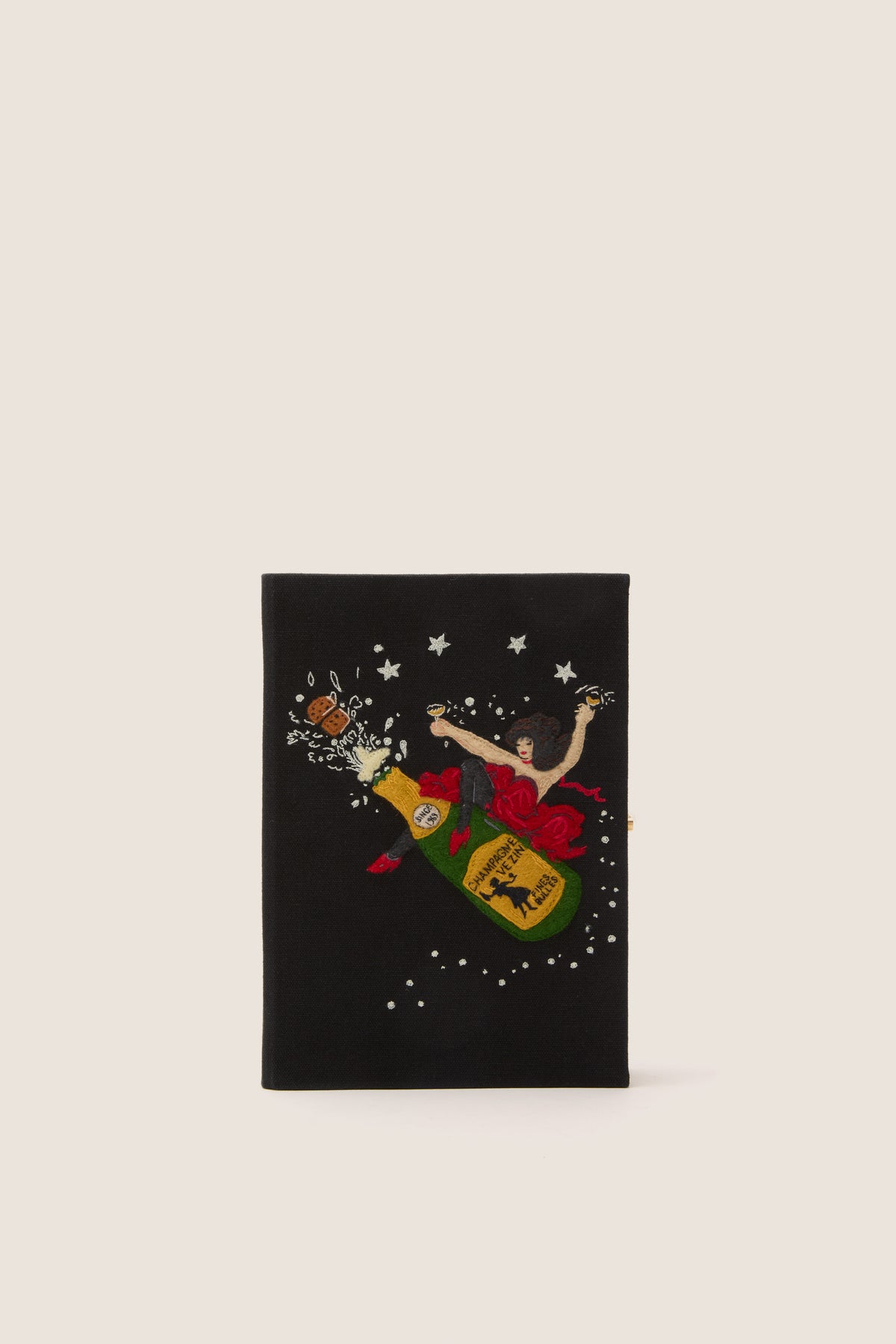 Black Starry Night Spectacular Book Clutch