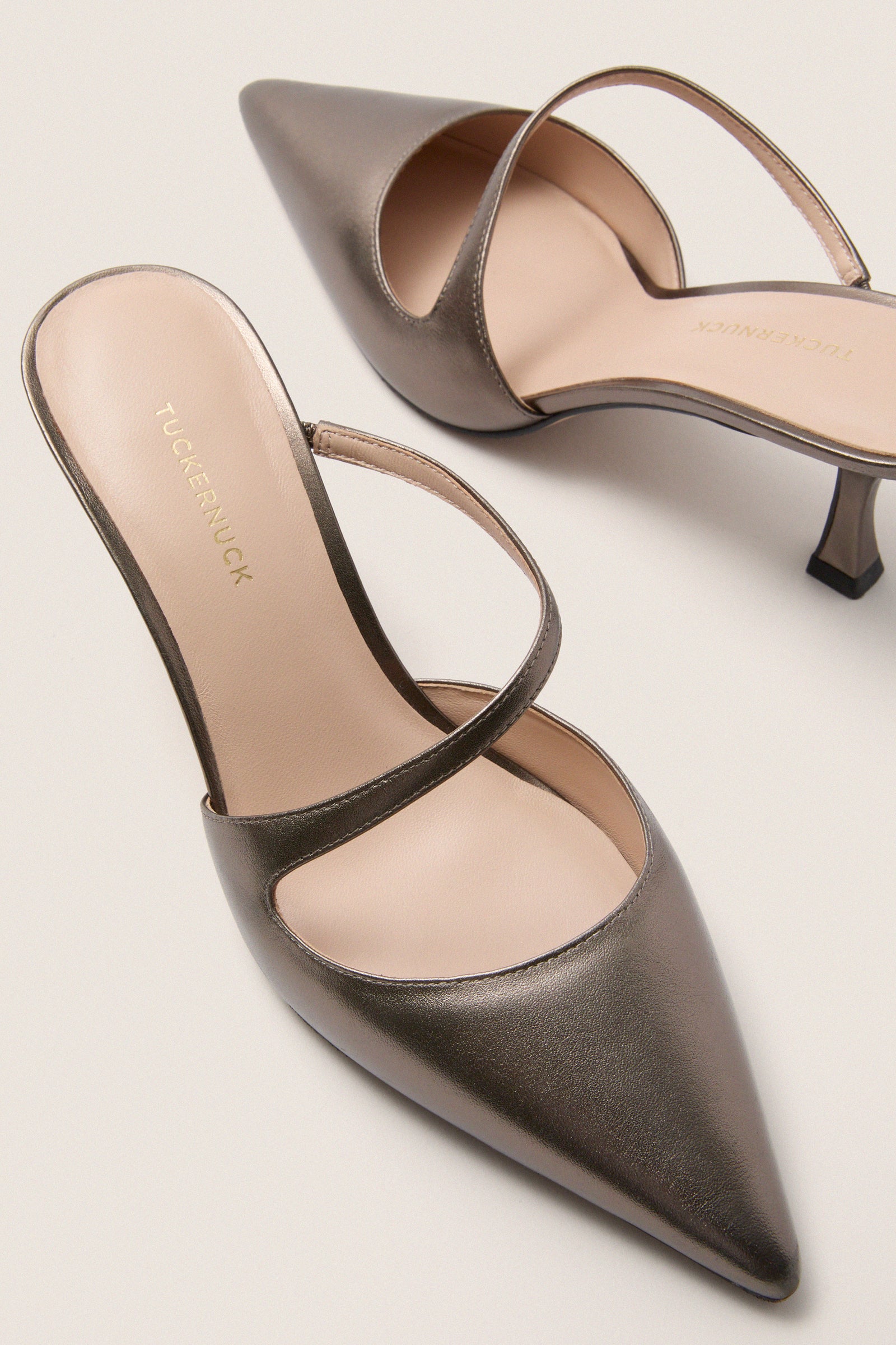 gun metal dress shoes M. Gemi Loriana 35mm Mary Jane
