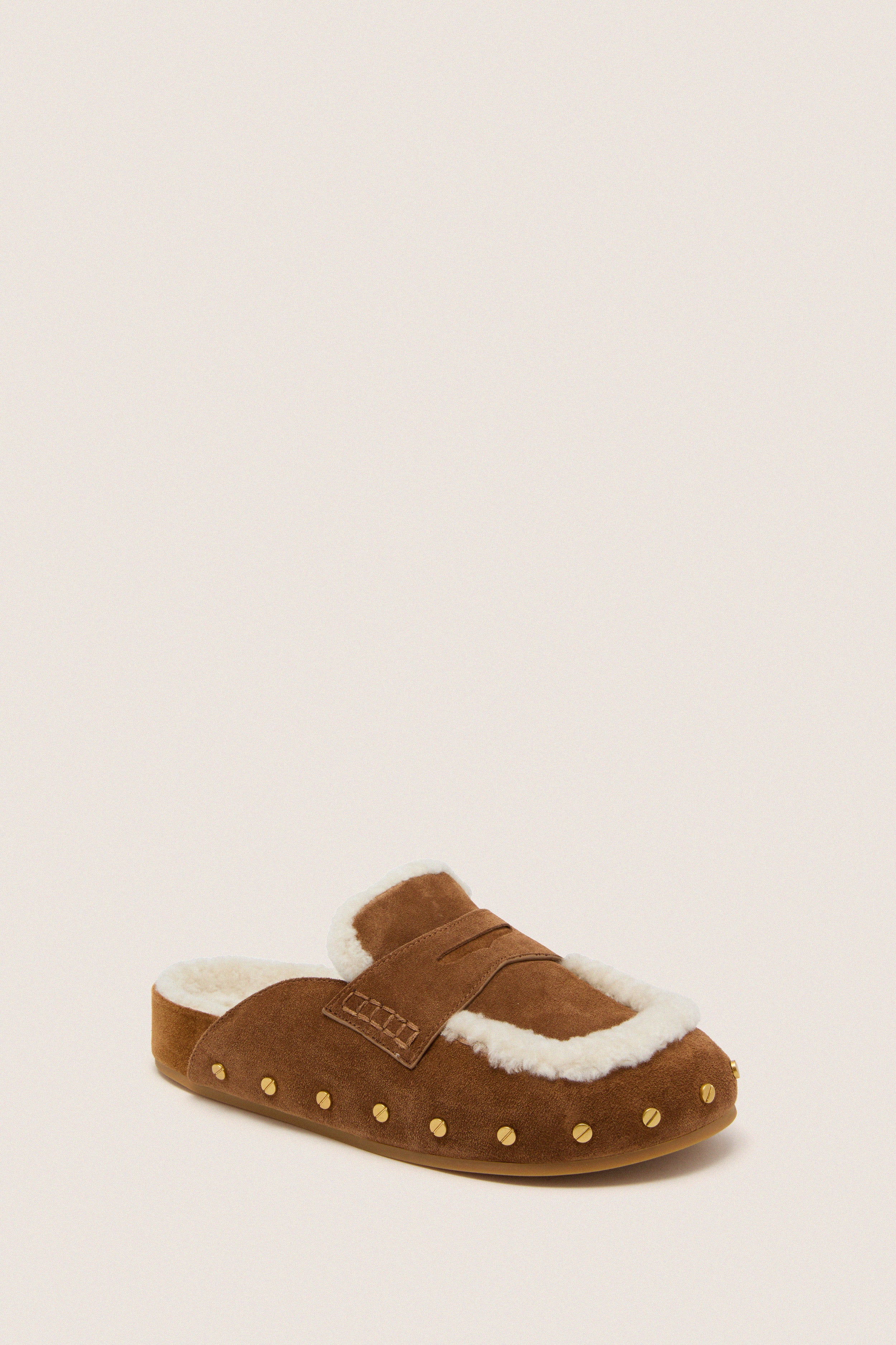 Hazelwood and Ecru Fenix Slippers