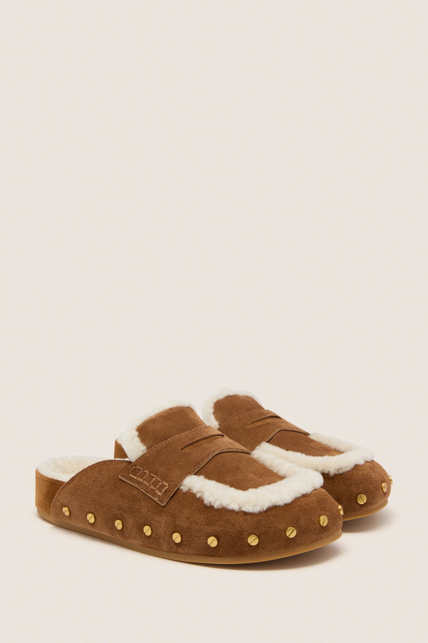 Hazelwood and Ecru Fenix Slippers