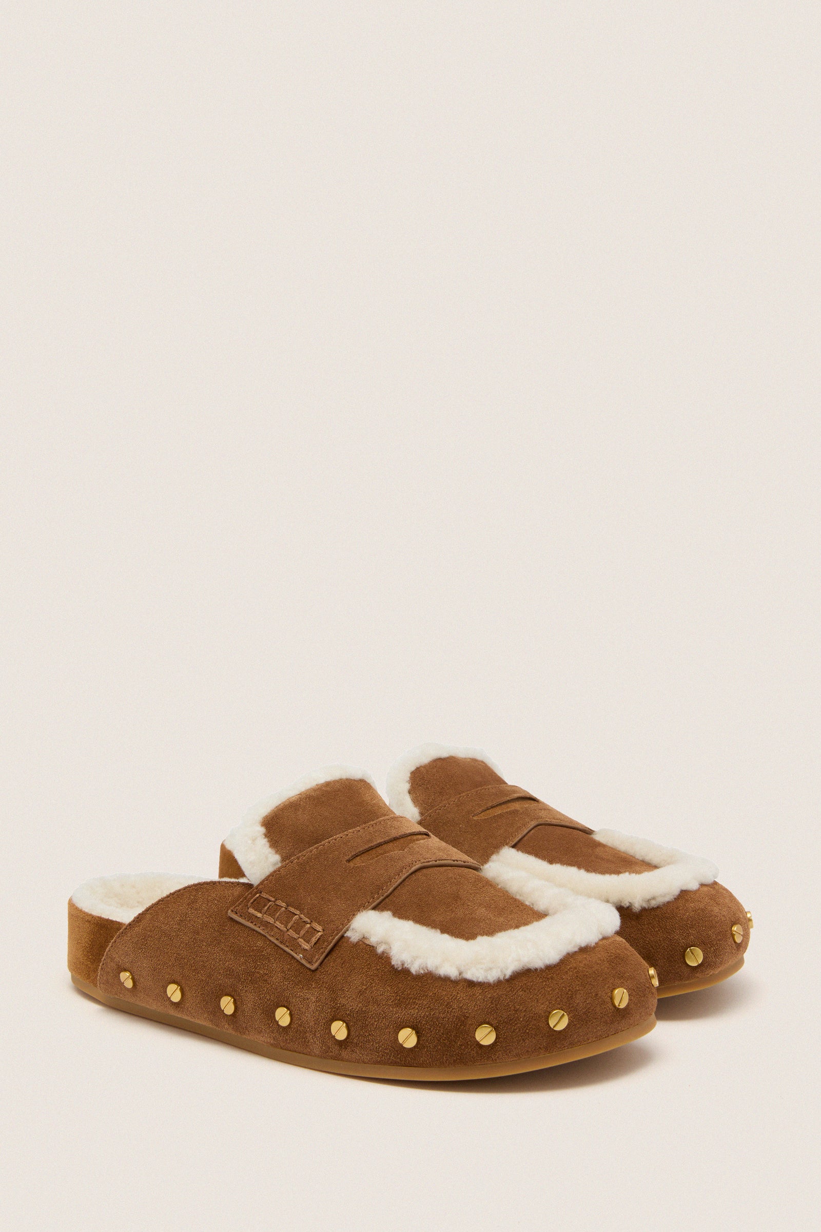 Hazelwood and Ecru Fenix Slippers