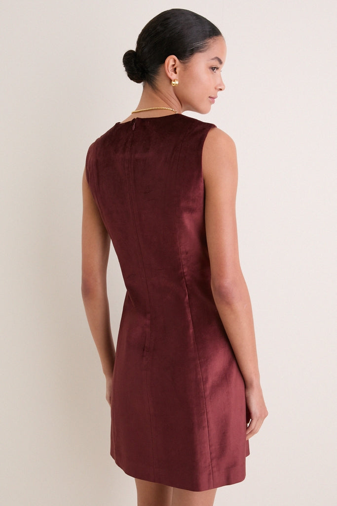 Chocolate Velvet Mercer Dress