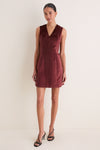 Chocolate Velvet Mercer Dress