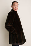 Brown Fur Angelina Coat