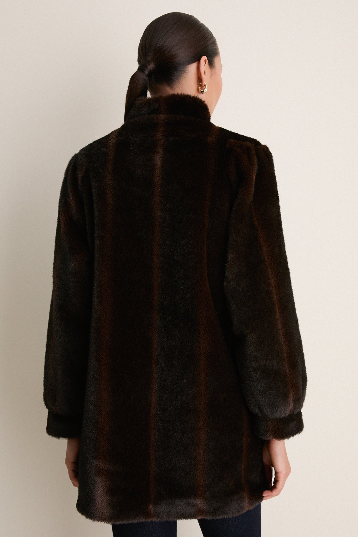 Brown Fur Angelina Coat