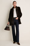 Brown Fur Angelina Coat