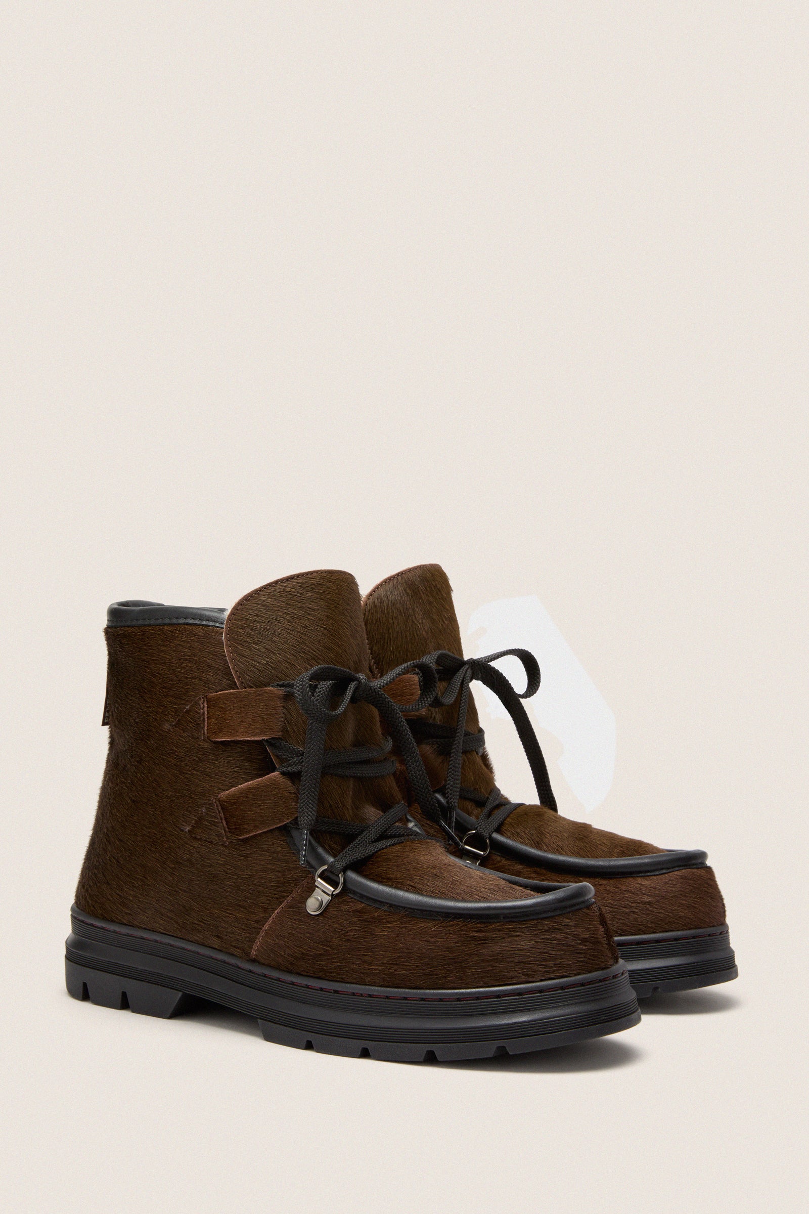 Dark Oak Incredible Pony Shearling-Lined Boots