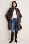 Fondente Luxury Wool and Nylon Ultralight Oversized Coat