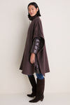 Fondente Luxury Wool and Nylon Ultralight Oversized Coat