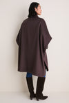 Fondente Luxury Wool and Nylon Ultralight Oversized Coat