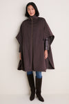 Fondente Luxury Wool and Nylon Ultralight Oversized Coat