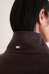 Fondente Luxury Wool and Nylon Ultralight Oversized Coat