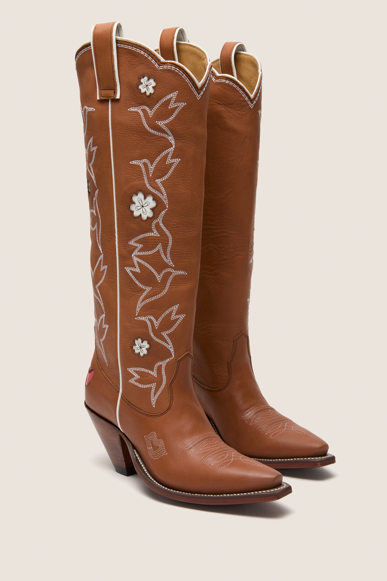 Sierra and White Honey Boots