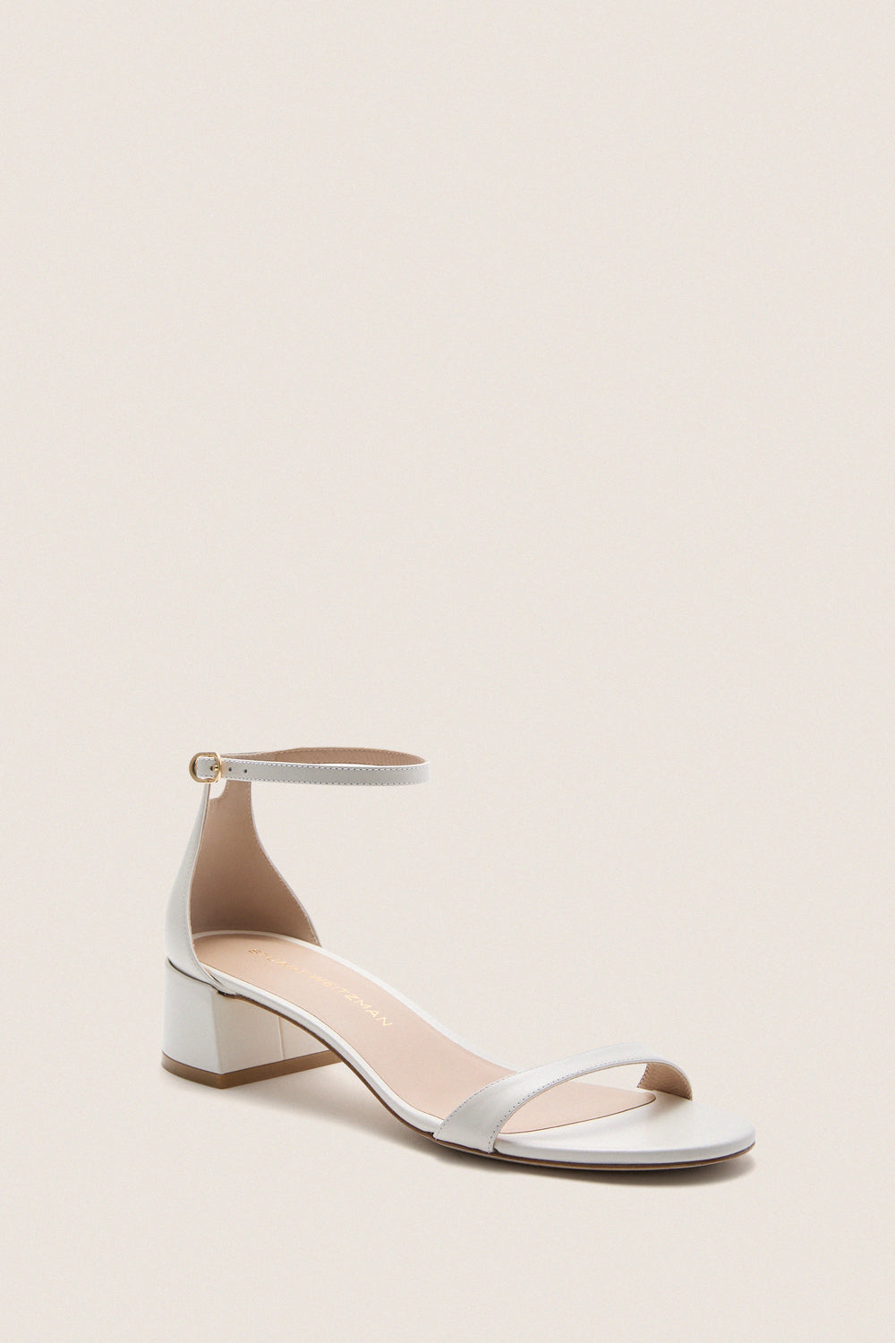 Cream Nudist Block 35 Heels