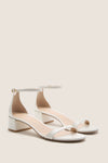 Cream Nudist Block 35 Heels
