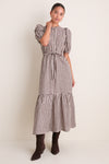 Exclusive Cocoa Gingham Lucy Dress