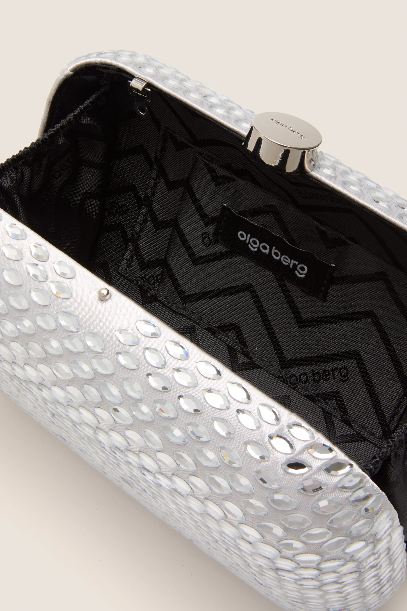 Silver Brooks Hotfix Clutch