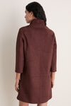 Ganache Vegan Suede Clifton Dress