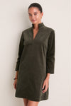 Olive Corduroy Clifton Dress