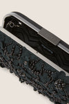 Black Beth Encrusted Clutch