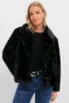 Black Faux Fur Taos Jacket