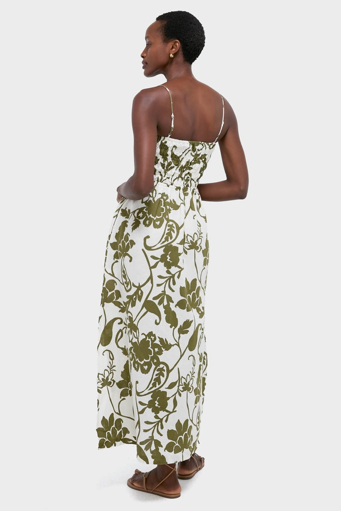 Dahlia Maxi Dress: An effortless, high-end classic with a smocked bodice, adjustable straps, and an A-line skirt, perfect for fun, warm-weather escapes.